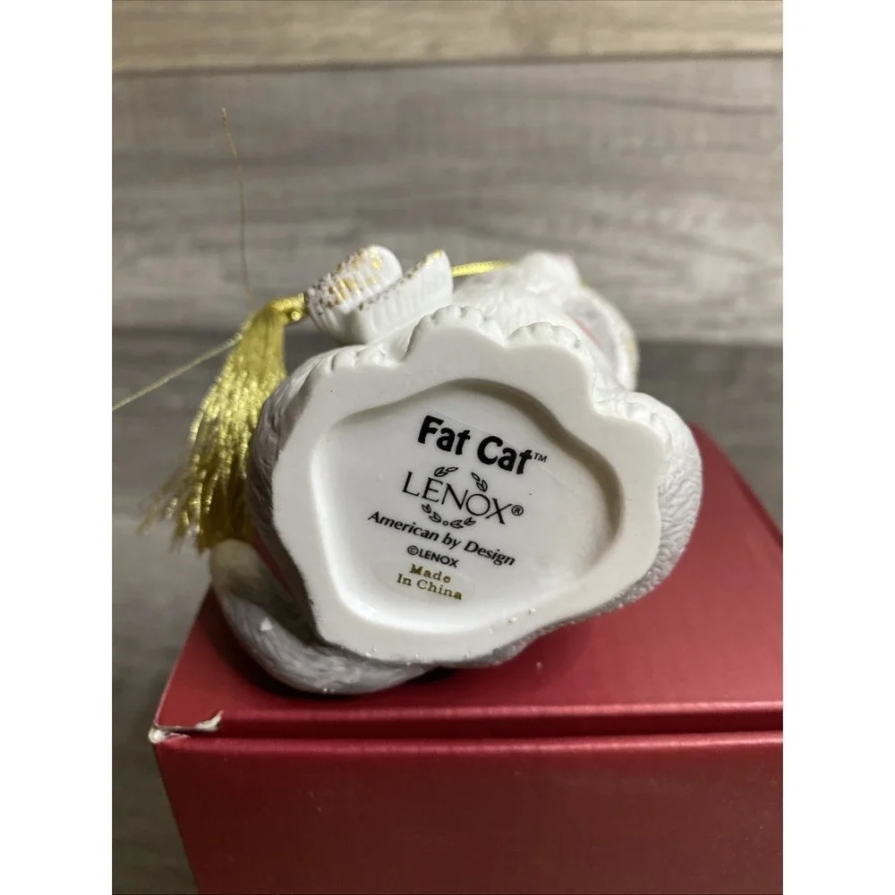 Lenox‎ American by Design Fat Cat Christmas Ornament #828423